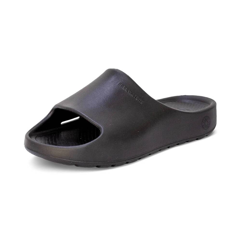 NEW FREEWATERS unisex cloud 9 slide sandal in black